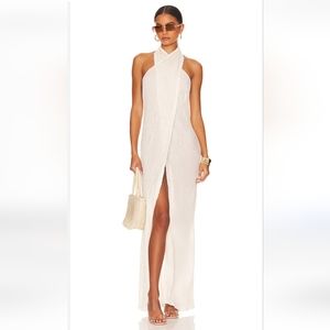 Savannah Morrow Sylva Maxi Dress in Cream Size Medium/Large NWT